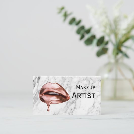 makeukenkunstenaar visitekaartje (Staand voorkant)