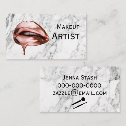 makeukenkunstenaar visitekaartje (Voorkant / Achterkant)