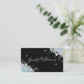 Makeup artiest Glitter Holographic Glitter Modern  Visitekaartje (Staand voorkant)