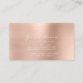 Makeup Artiest Licht Powder Red Lipstick Glitter Visitekaartje (Achterkant)