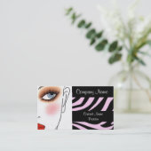 Makeup artiest salon Beauvisitekaartje Visitekaartje (Staand voorkant)
