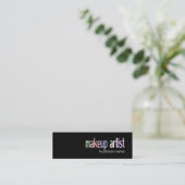 Makeup artiest/schoonheidssalon visitekaartje (Staand voorkant)