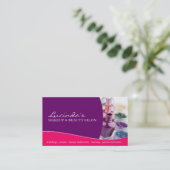 Makeup artiest ~ Sjabloon zakelijke kaart Visitekaartje (Staand voorkant)