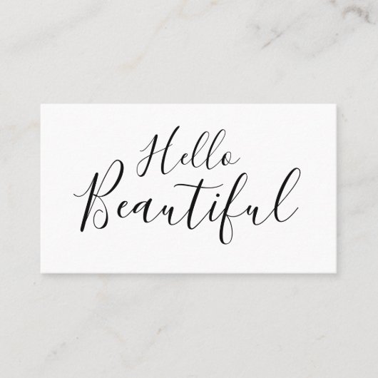 Makeup artiest/visitekaartje met haarstylist trend visitekaartje (Voorkant)