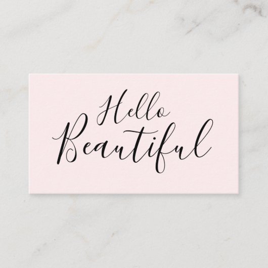 Makeup artiest/visitekaartje met haarstylist trend visitekaartje (Voorkant)