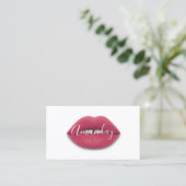 Makeup Artiest White Rose Licht Logo QR Code Logo Visitekaartje (Staand voorkant)