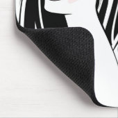 Makeup artiest Woman Face long eyelashes branding Muismat (Hoek)