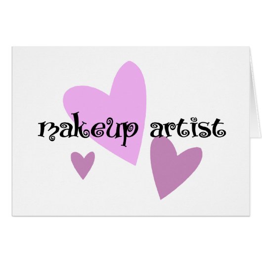 Makeup Artist (Voorkant Horizontaal)