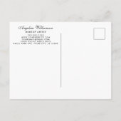 Makeup Artist 3 Foto Gold Business Briefkaart (Achterkant)