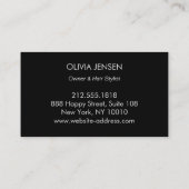 Makeup Artist 3 Foto Gold Visitekaartje (Achterkant)