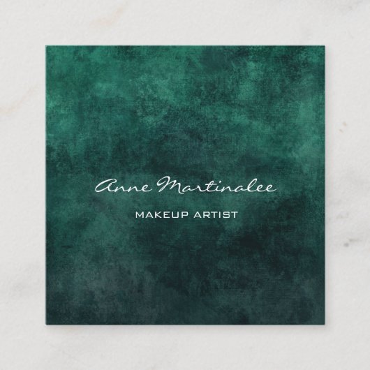Makeup Artist Abstract Square Visitekaartje (Voorkant)