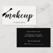 Makeup Artist Afsprakenkaartje (Voorkant / Achterkant)
