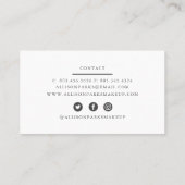 Makeup Artist/Ander Visitekaartje (Achterkant)