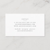 Makeup Artist/Ander Visitekaartje (Achterkant)