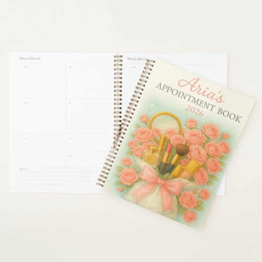 Makeup Artist Appointment Book 2026  Planner (Display)