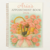 Makeup Artist Appointment Book 2026  Planner (Voorkant)