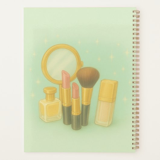 Makeup Artist Appointment Book 2026  Planner (Achterkant)