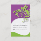 MAKEUP ARTIST APPOINTMENT CARD AFSPRAKENKAARTJE (Achterkant)