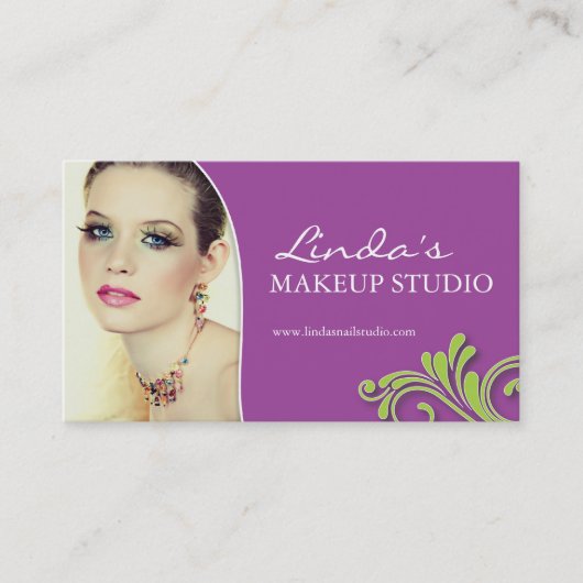 MAKEUP ARTIST APPOINTMENT CARD AFSPRAKENKAARTJE (Voorkant)