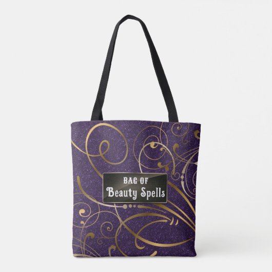 Makeup Artist Bag of Beauty Spells Tote Bag (Achterkant)