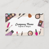 Makeup Artist Beautician Visitekaartje (Achterkant)
