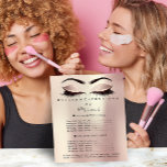 Makeup Artist Beauty Brown Lashes Flyer Roos Spark<br><div class="desc">Bent u op zoek naar een professionele, opvallende manier om uw services en prijzen aan potentiële klanten te laten zien? Kijk niet verder dan onze prijslijst en services gedecormeerd met Roos Gold Glitter Eyes Flyer! Ons flyer-ontwerp zal aandacht trekken met zijn verbluffend roos gouden glitter oog. Het is visueel aantrekkelijk...</div>