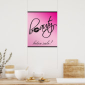 Makeup Artist Beauty Cosmetic Retail Salon Poster (Keuken)