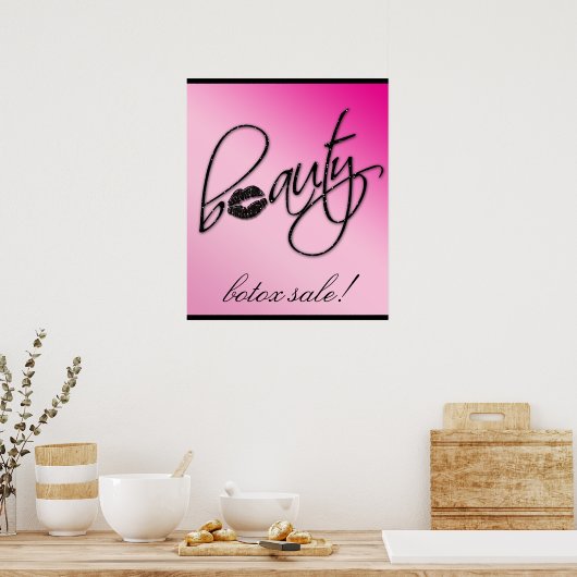Makeup Artist Beauty Cosmetic Retail Salon Poster (Keuken)