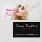 Makeup Artist Beauty Cosmetology Salon Visitekaartje (Voorkant / Achterkant)