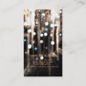 Makeup Artist Beauty Glitter Brown Visitekaartje (Achterkant)