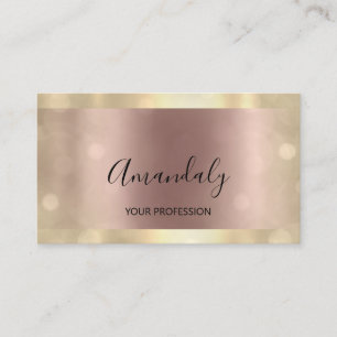 Makeup Artist Beauty Influencer Roos Gold Visitekaartje