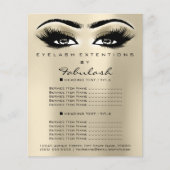 Makeup Artist Beauty Lash Glitter Flyer Eyes (Voorkant)