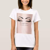 Makeup Artist Beauty Lash Studio Roos BlushGlitter T-shirt (Voorkant)