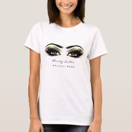 Makeup Artist Beauty Lash Studio Sepia Eyes T-shirt