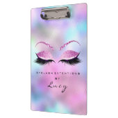 Makeup Artist Beauty Lashes Glitter Pink Blue Klembord (Links)