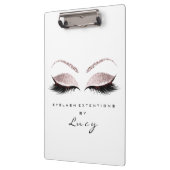 Makeup Artist Beauty Lashes Glitter Pink White Klembord (Links)