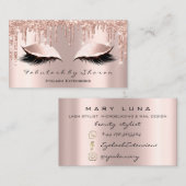 Makeup Artist Beauty Lashes Roos Drijft ogen Visitekaartje (Voorkant / Achterkant)