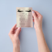 Makeup Artist Beauty Lashes Roos Prijslijst 2 Pagi Flyer (Hand)