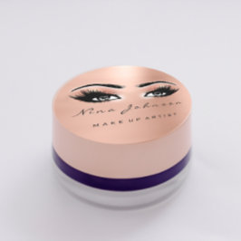 Makeup Artist Beauty Peach Gold Eye Glitter Lashes Ronde Sticker