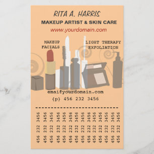 Makeup Artist Beauty Products Business Services Flyer