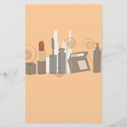 Makeup Artist Beauty Products Business Services Flyer (Achterkant)