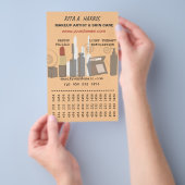 Makeup Artist Beauty Products Business Services Flyer (Hand)