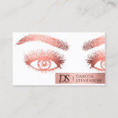 Makeup Artist Beauty Professional | Trendy Coral Visitekaartje (Voorkant)