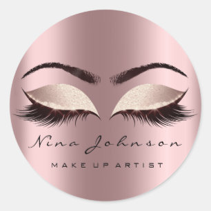 Makeup Artist Beauty Roos Spark Eye Glitter Lash Ronde Sticker