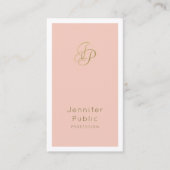 Makeup Artist Beauty Salon Director Elegant Luxury Visitekaartje (Voorkant)