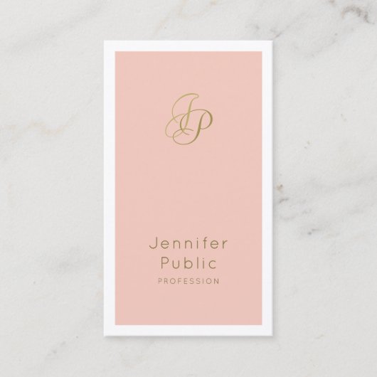 Makeup Artist Beauty Salon Director Elegant Luxury Visitekaartje (Voorkant)