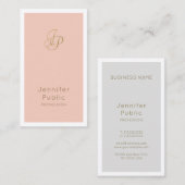 Makeup Artist Beauty Salon Director Elegant Luxury Visitekaartje (Voorkant / Achterkant)