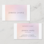 Makeup Artist Beauty Salon Elegant Professional Visitekaartje (Voorkant / Achterkant)