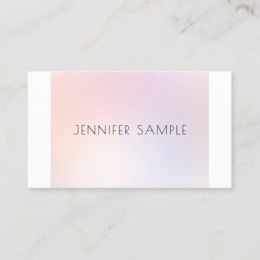 Makeup Artist Beauty Salon Elegant Professional Visitekaartje (Voorkant)