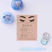 Makeup Artist Beauty Salon Flyer SPA Black Roos (Enkel)